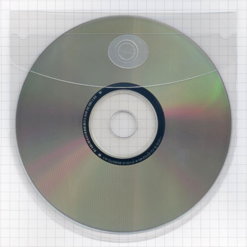 CD-ROM Taschen mit Klappe inkl. Klebepunkt unten gerundet