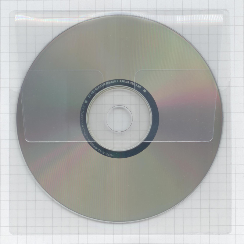CD-ROM Tasche mit Klappe